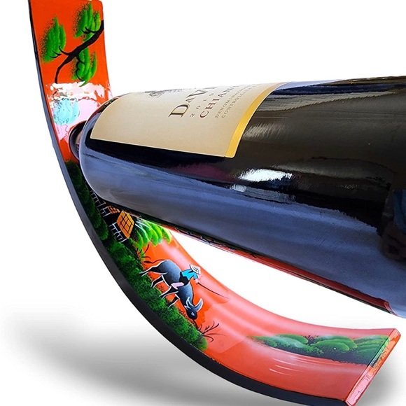 Handmade floating wine holder - Picture 3 of 3